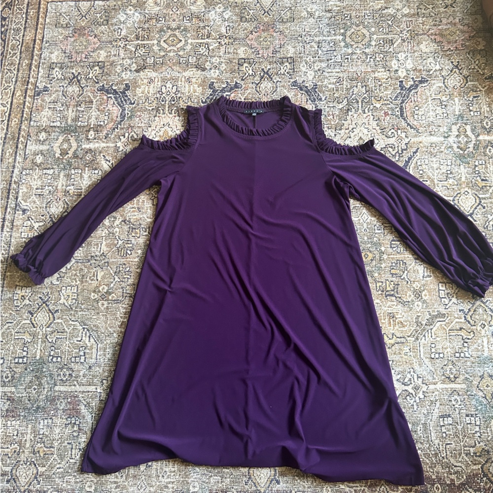 Plum Cold Sholder Dress